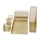 Martha Stewart Ryder Gold Mesh Metal 6 Pcs Desktop Organizer; Holds Files, Magazines, Letters, Pens, Sticky Notes HH-OHD14-6-GLD-MS - alternate 2